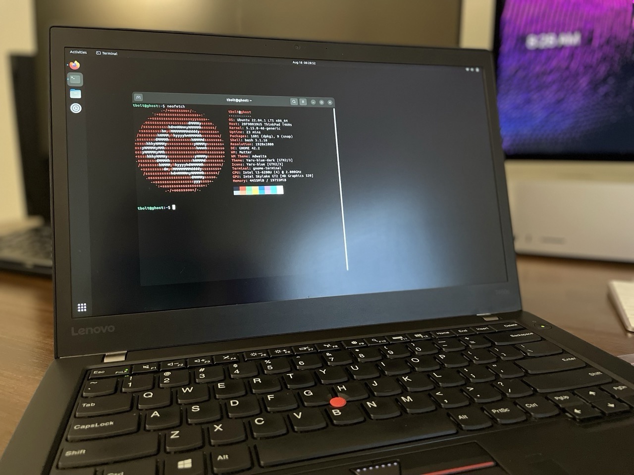 Linux Ubuntu on a Thinkpad T460s